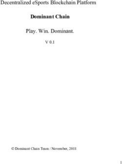 Dominant Chain Decentralized eSports Blockchain Platform Play. Win. Dominant - V 0.1