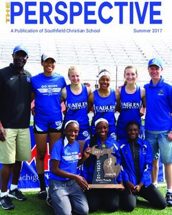 PersPective A Publication of Southfield Christian School Summer 2017