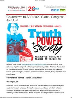 Countdown to SAR 2020 Global Congress- Join Us! - Scholars at Risk