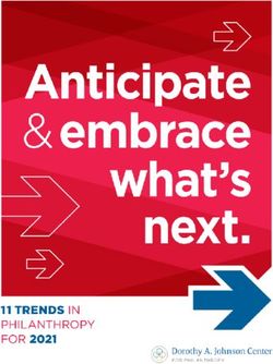 Anticipate & embrace what's next - PHILANTHROPY FOR 2021 11 TRENDS IN - Johnson Center ...