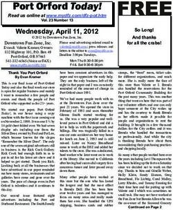Port Orford Today! Read us online at www.mydfz.com/dfz-pot.htm