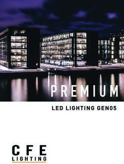LED LIGHTING GEN05 - CFE Lighting