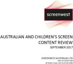 AUSTRALIAN AND CHILDREN'S SCREEN CONTENT REVIEW - SEPTEMBER 2017 SCREENWEST (AUSTRALIA) LTD