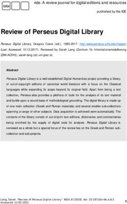 Review of Perseus Digital Library - GitHub
