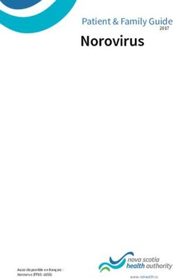 Norovirus Patient & Family Guide 2017 - Nova Scotia Health Authority