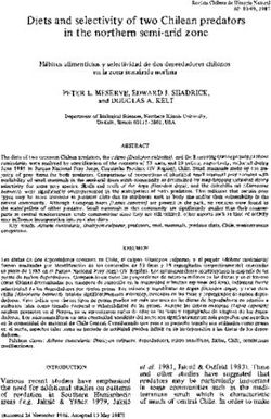Diets and selectivity of two Chilean predators in the northern semi-arid zone