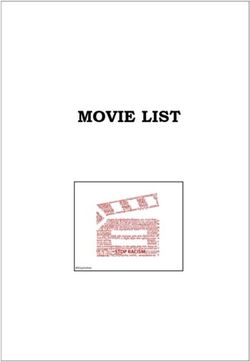 MOVIE LIST - European Action Week Against Racism