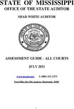 STATE OF MISSISSIPPI OFFICE OF THE STATE AUDITOR - ASSESSMENT GUIDE - ALL COURTS