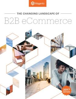 B2B eCommerce THE CHANGING LANDSCAPE OF 2017 - Magento