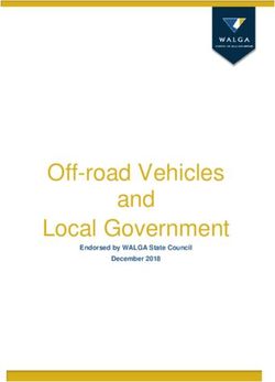 Off-road Vehicles and Local Government - Endorsed by WALGA State Council December 2018