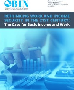 RETHINKING WORK AND INCOME SECURITY IN THE 21ST CENTURY: The Case for Basic Income and Work