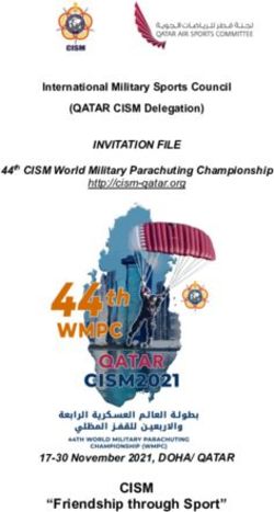 CISM "Friendship through Sport" - INVITATION FILE International Military Sports Council - CISM Europe