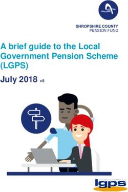A brief guide to the Local Government Pension Scheme - (LGPS) July 2018