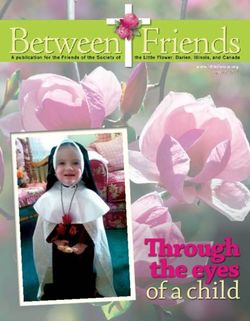 Through the eyes of a child - Society of the Little Flower