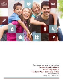 Everything you need to know about - Benefit Open Enrollment for the Employees of The Texas A&M University System Enrollment Period: July 1, 2021 ...