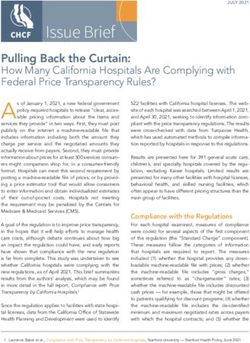 Pulling Back the Curtain: How Many California Hospitals Are Complying with Federal Price Transparency Rules?