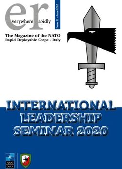 The Magazine of the NATO - Rapid Deployable Corps - Italy