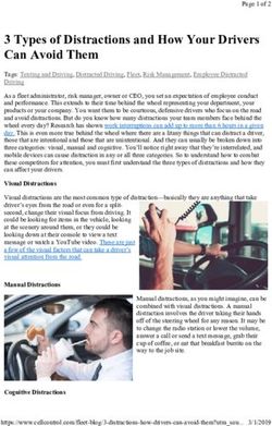 3 Types of Distractions and How Your Drivers Can Avoid Them