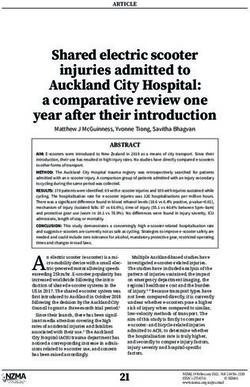 Shared electric scooter injuries admitted to Auckland City Hospital: a comparative review one year after their