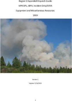 Region 5 Expanded Dispatch Guide VIPR DPL, IBPA, Incident Only/EERA Equipment and Miscellaneous Resources 2019 - Version 1 Update: 5/14/2019 - USDA