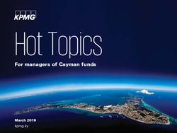 Hot Topics For managers of Cayman funds - March 2019 - assets.kpmg