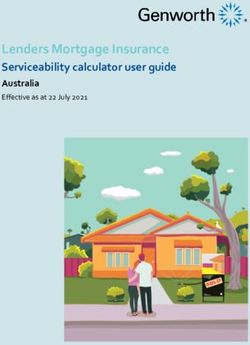 Lenders Mortgage Insurance - Serviceability calculator user guide Australia Effective as at 22 July 2021 - Serviceability calculator user ...