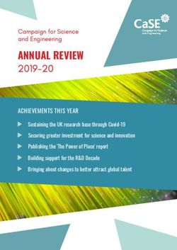 ANNUAL REVIEW - Campaign for Science and ...