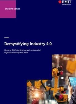 Demystifying Industry 4.0 - Insight Series - Helping SMEs lay the tracks for Australia's digitalisation express train - Dr Melina Vidoni