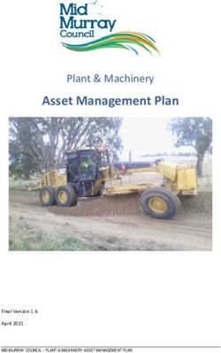 Asset Management Plan - Plant & Machinery - Final Version 1.6 April 2021 - Mid Murray Council