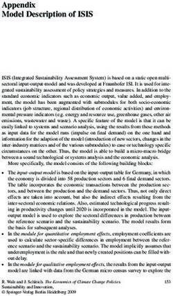 Appendix Model Description of ISIS