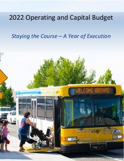 2022 Operating and Capital Budget - Staying the Course - A Year of Execution - Ben Franklin Transit