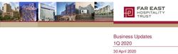 Cover 1Q 2020 Business Updates - 30 April 2020 - Far East Hospitality Trust ...