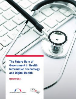 The Future Role of Government in Health Information Technology and Digital Health - FEBRUARY 2018