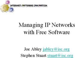 Managing IP Networks with Free Software - Joe Abley Stephen Stuart