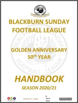 HANDBOOK - BLACKBURN SUNDAY FOOTBALL LEAGUE GOLDEN ANNIVERSARY - Pitchero