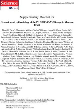 SUPPLEMENTARY MATERIAL FOR - GENOMICS AND EPIDEMIOLOGY OF THE P.1 SARS-COV-2 LINEAGE IN MANAUS, BRAZIL - SCIENCE