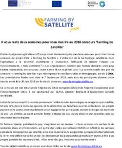 Il vous reste deux semaines pour vous inscrire au 2018 concours 'Farming by Satellite'
