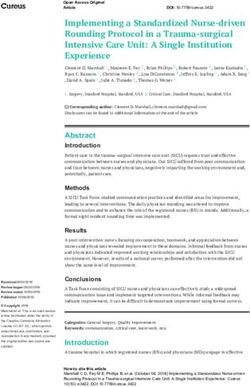 Implementing a Standardized Nurse-driven Rounding Protocol in a Trauma-surgical Intensive Care Unit: A Single Institution Experience - Cureus