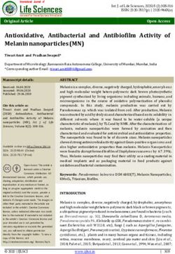 Antioxidative, Antibacterial and Antibiofilm Activity of Melanin nanoparticles (MN)