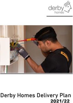 Derby Homes Delivery Plan 2021/22