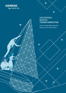 SUCCESSFUL DIGITAL TRANSFORMATION - How Change Management helps you to hold course