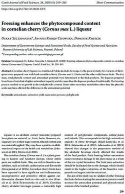 Freezing enhances the phytocompound content in cornelian cherry (Cornus mas L.) liqueur