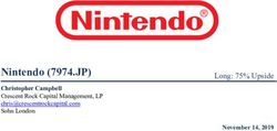 Nintendo (7974.JP) Christopher Campbell Crescent Rock Capital Management, LP Sohn London - Sohn Conference Foundation