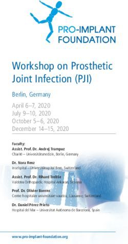 Workshop on Prosthetic Joint Infection (PJI) - Heraeus