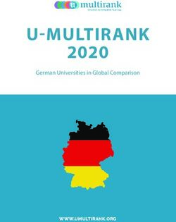 U-MULTIRANK 2020 German Universities in Global Comparison - WWW.UMULTIRANK.ORG