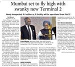Prime Minister Dr. Manmohan Singh inaugurates GVK CSIA Terminal 2
