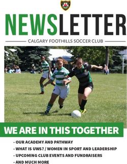 WE ARE IN THIS TOGETHER - OUR ACADEMY AND PATHWAY - WHAT IS UWS? / WOMEN IN SPORT AND LEADERSHIP - UPCOMING CLUB EVENTS AND FUNDRAISERS - AND ...