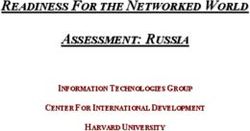 READINESS FOR THE NETWORKED WORLD ASSESSMENT: RUSSIA