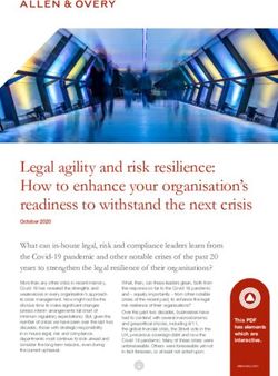 Legal agility and risk resilience: How to enhance your organisation's readiness to withstand the next crisis - Allen & Overy
