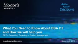 What You Need to Know About EBA 2.9 and How we will help you - BRT - Regulatory Reporting - Product Management - Moody's Analytics